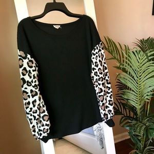 BIBI Off-the-Shoulder Thermal Top